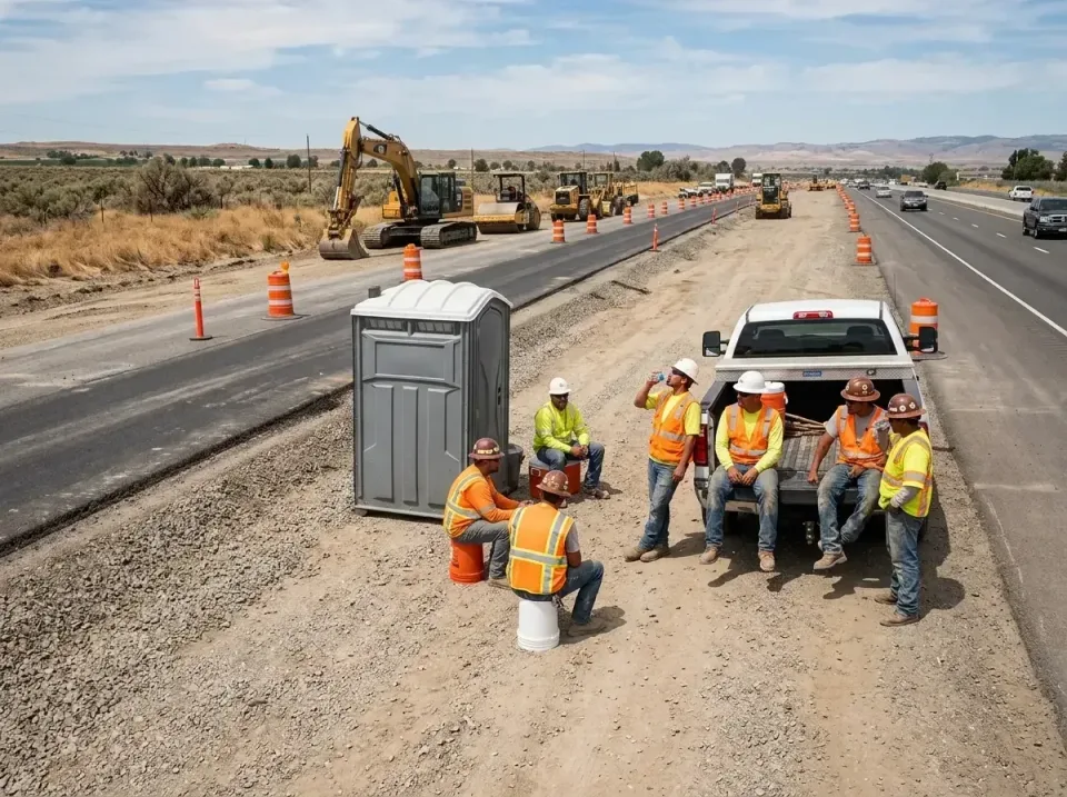 highway-road-construction-crew-007 — frequently asked questions, Porta Potty and Restroom Rentals in Welsh, LA